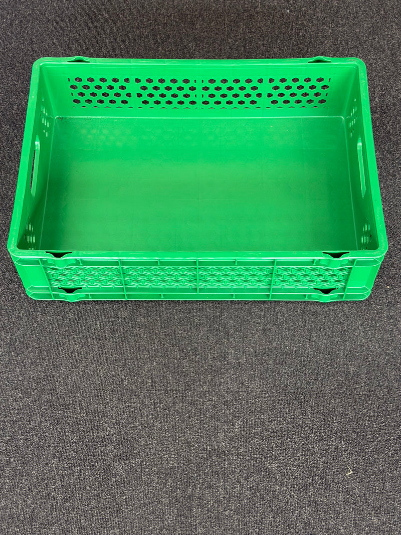 Honeycomb Modular Plastic Crates | HDPE Solid Stackable Storage Crates ...